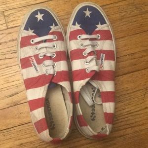 American Flag Superga Sneakers